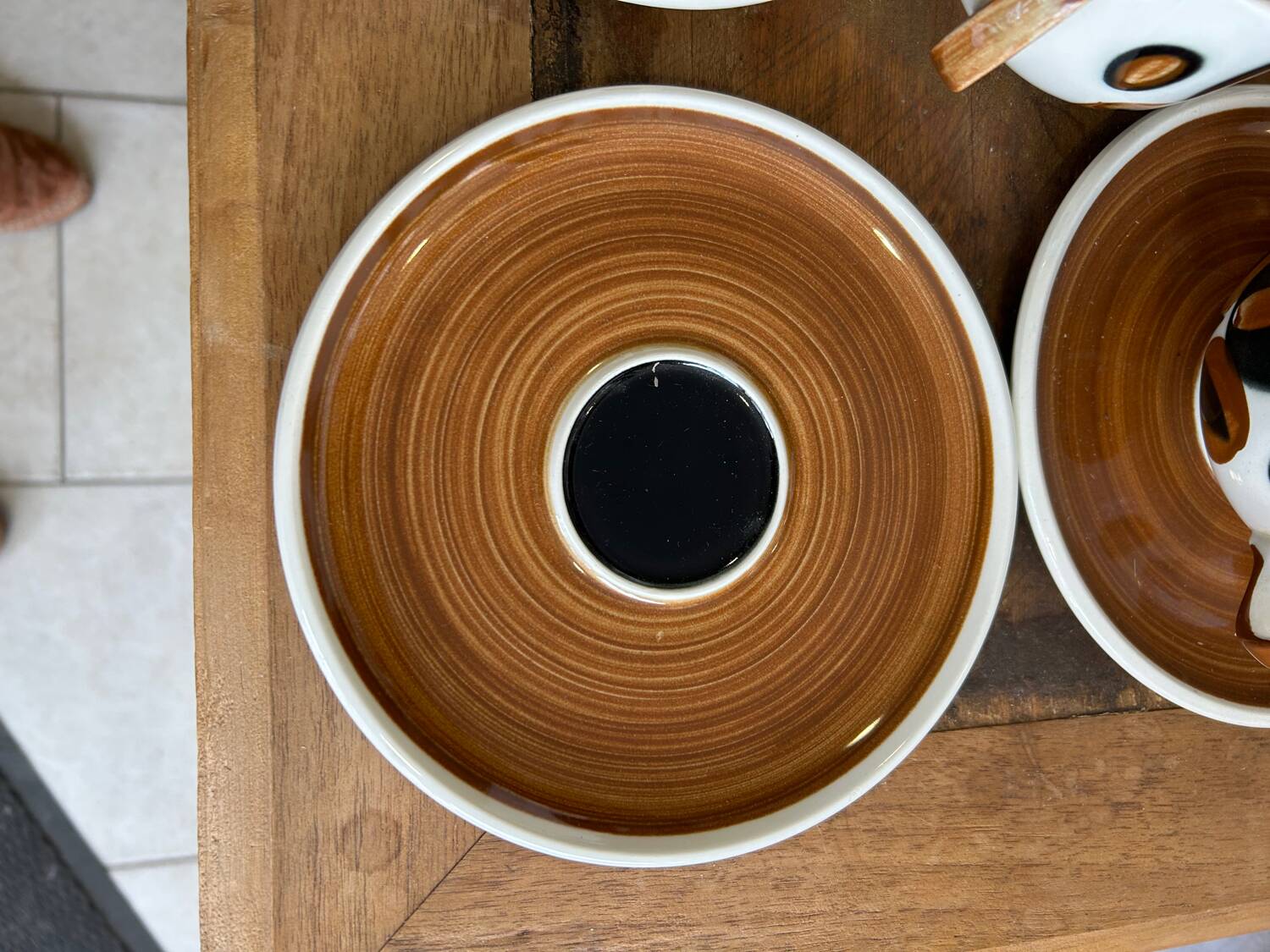 Boch Kimono cups and saucers