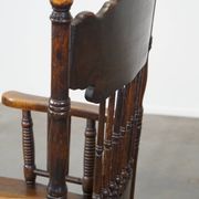 Antique English spindle chair