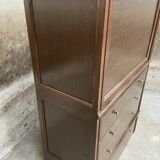 Secretary with flap art-deco desk mid-century vintage 1950