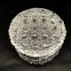 Bonbonniere, Vienna Secession, pressed glass, Belgium, 1930s