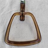 Smoked plexiglass towel rail Grosfillex 70s