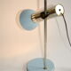 Table lamp design blue sky and chrome hinged 60s