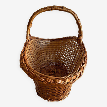 Picking type wicker basket