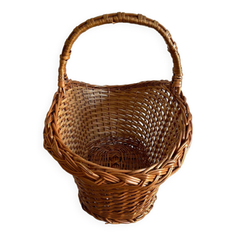 Picking type wicker basket