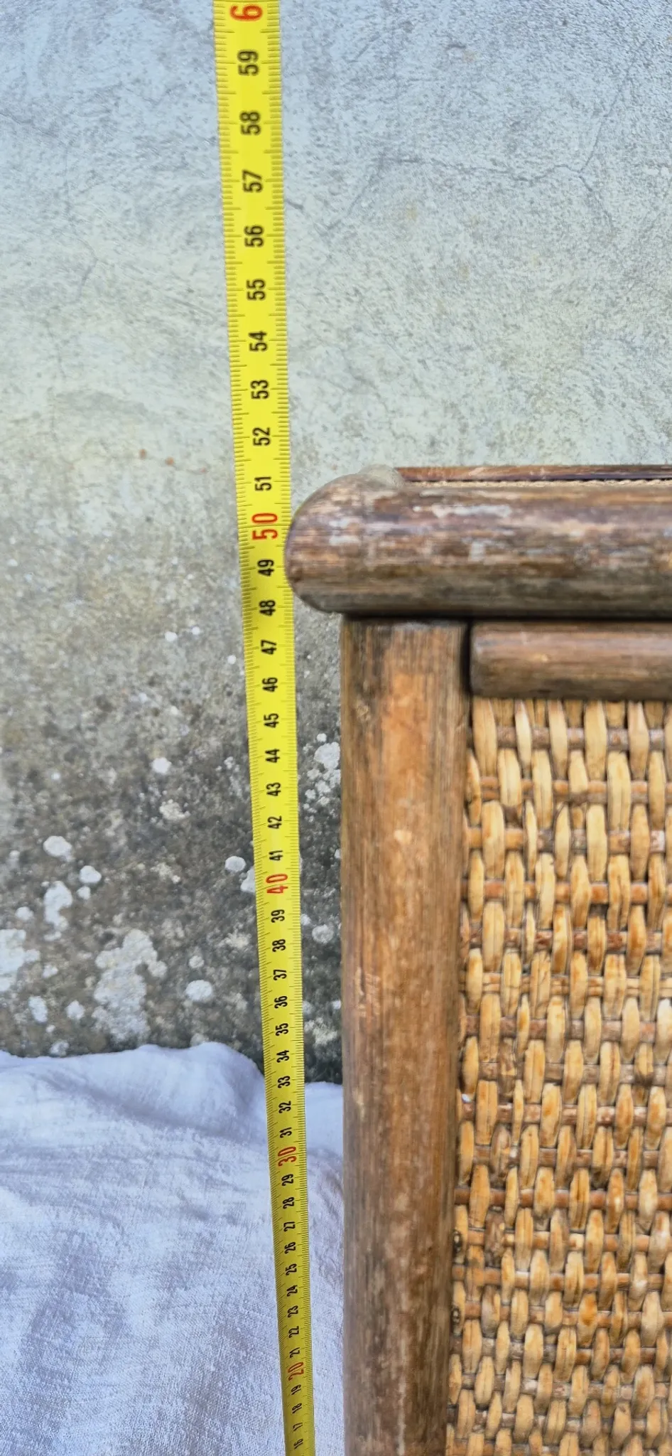 Vintage wicker chest of drawers furniture