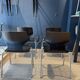 Set of 4 Pagholz Flototto wenge and chrome chairs 1970 Germany