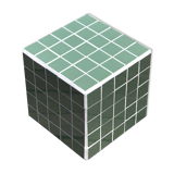 Cube side table - ceramic tiles