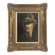 Portrait à l’huile d’homme âgé