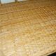 60' vintage rattan bedside table