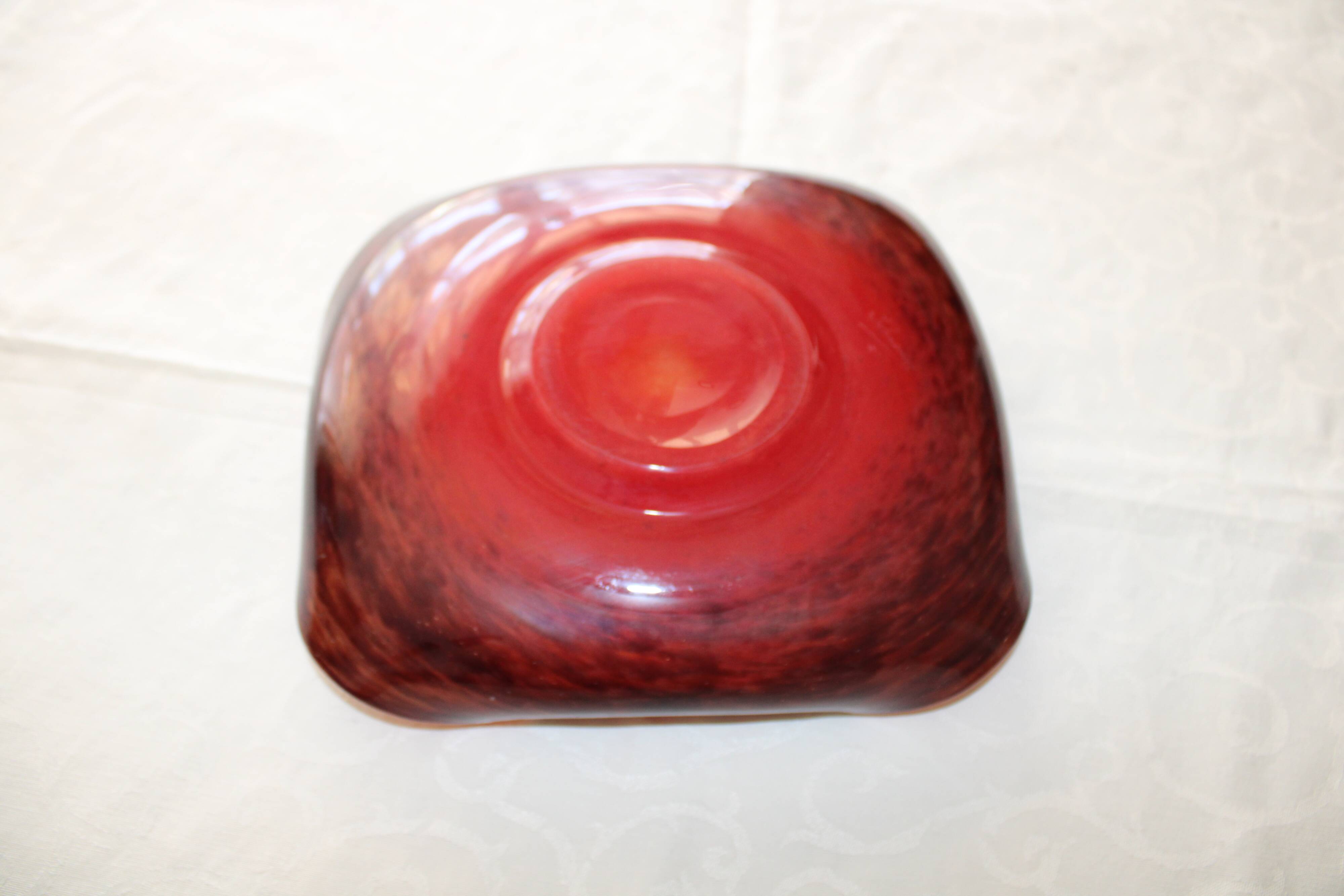 Fruit plate signed Schneider