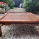 Table basse carré en rotin