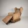 Antique English Carter’s Library Chair on Castors
