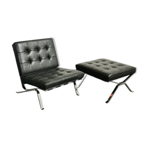 Fauteuil et ottoman De
