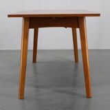 Table à manger extensible en chêne des années 1960, Allemagne