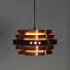 Danish hanging lamp P65 designed by Werner Schou for Coronell, 1970s
