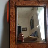 Elm burl mirror