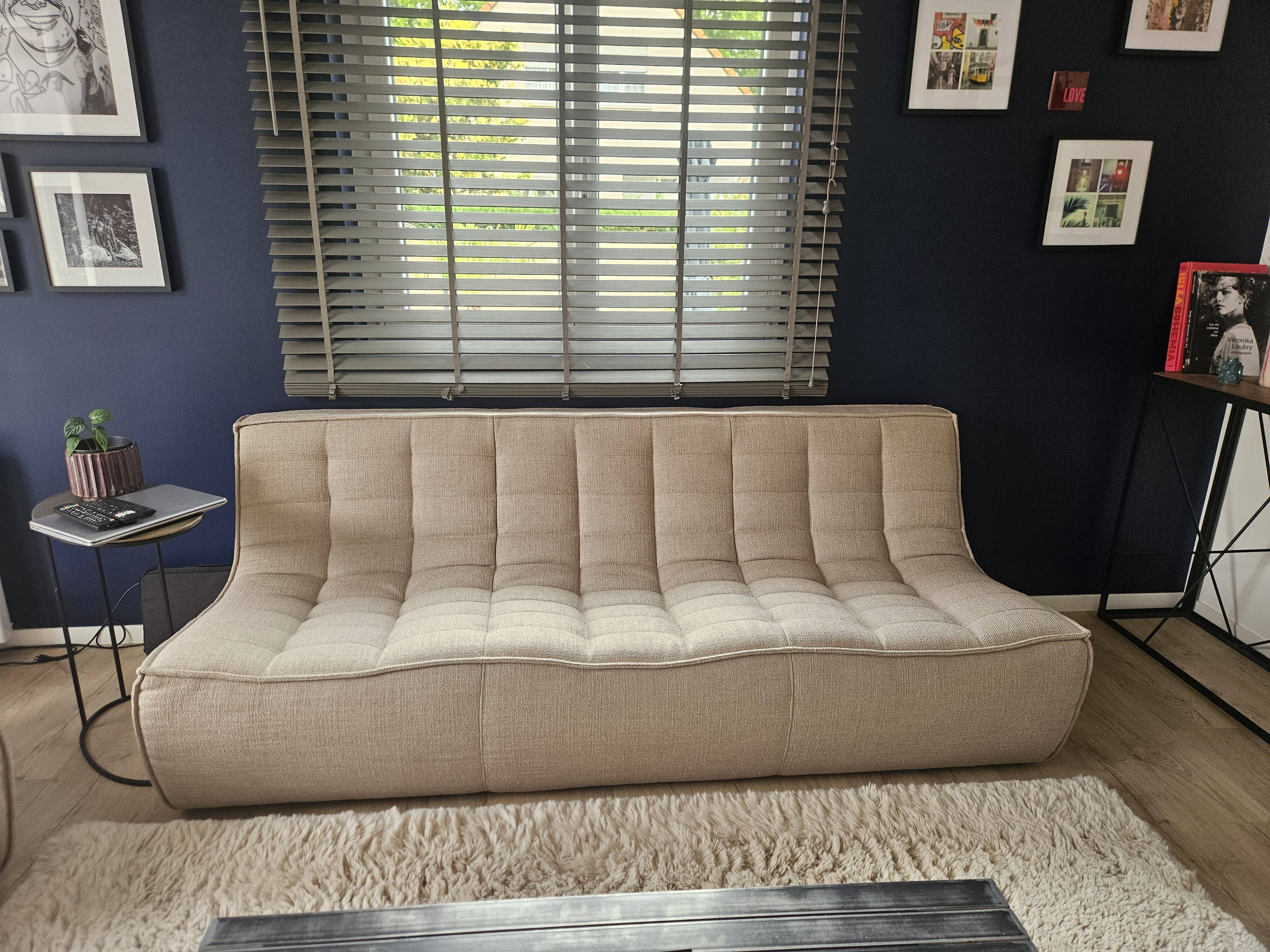 Three-seater ethnicraft sofa
