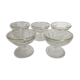 Lot de cinq coupes verres Byrrh doré