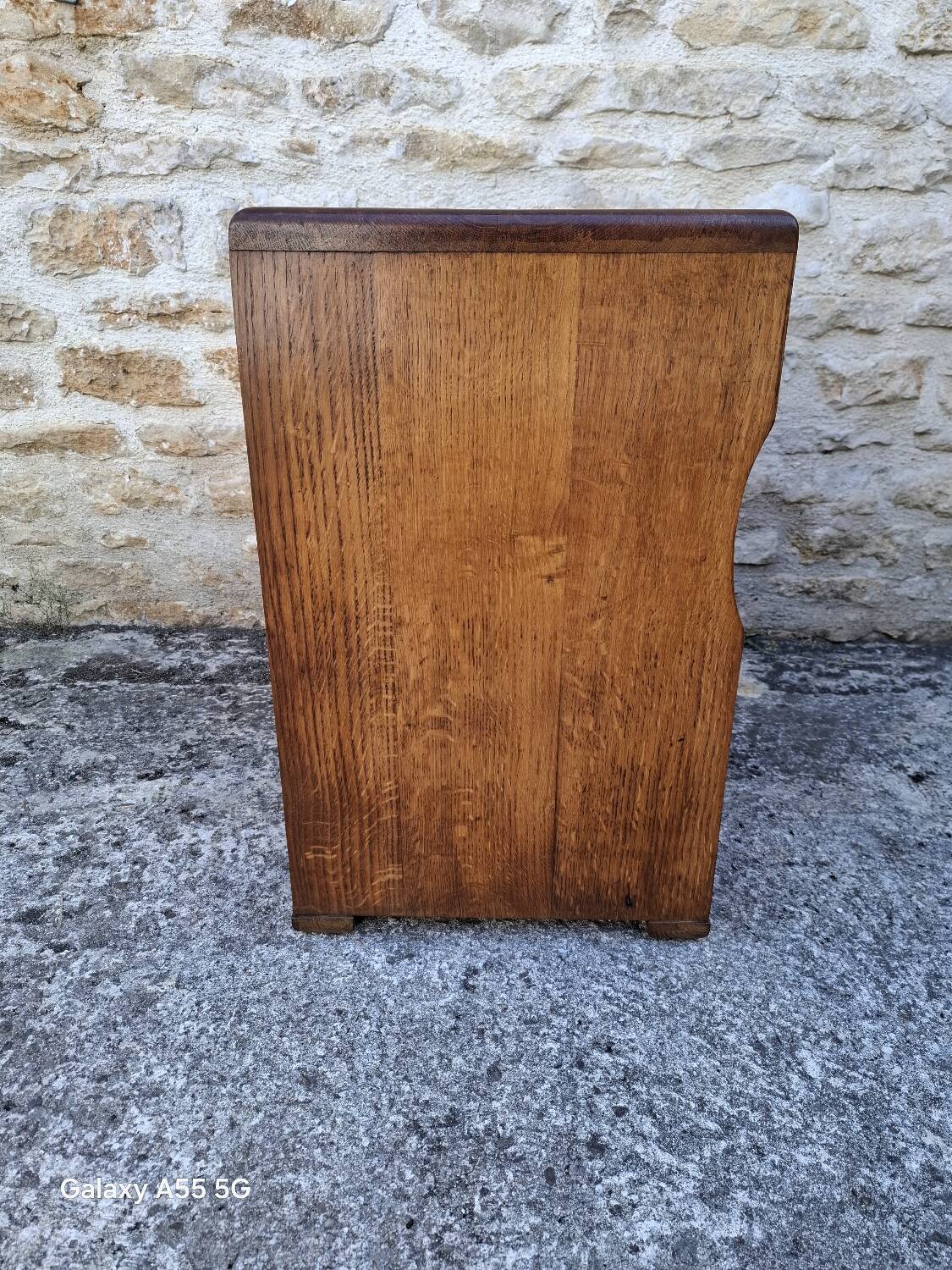 Oak bedside table