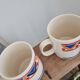 Duo de 2 tasses vintages Mobil