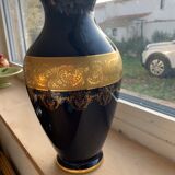 Blue Napoleon III Empire Vase of Sevres