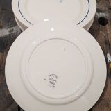 Lot 10 plates Badonviller models Roses
