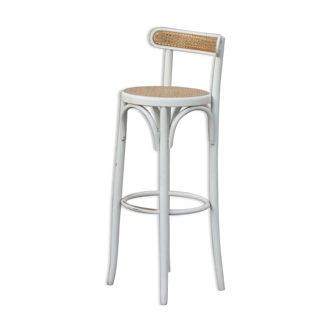 Tabouret de bar canné