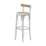 Tabouret de bar canné