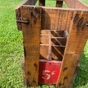 Old bottle rack