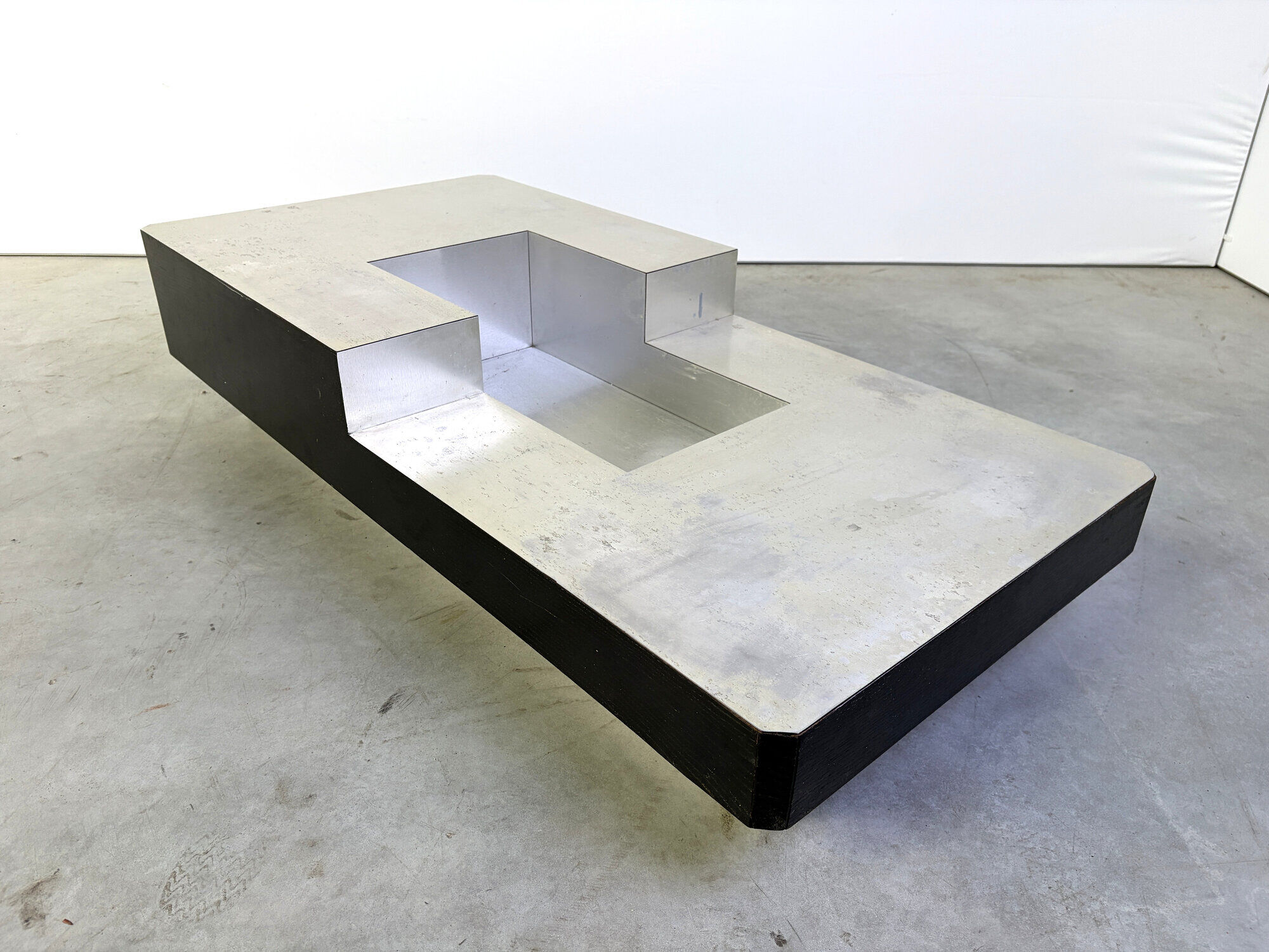 Vintage coffee table by Willy Rizzo, 1970s