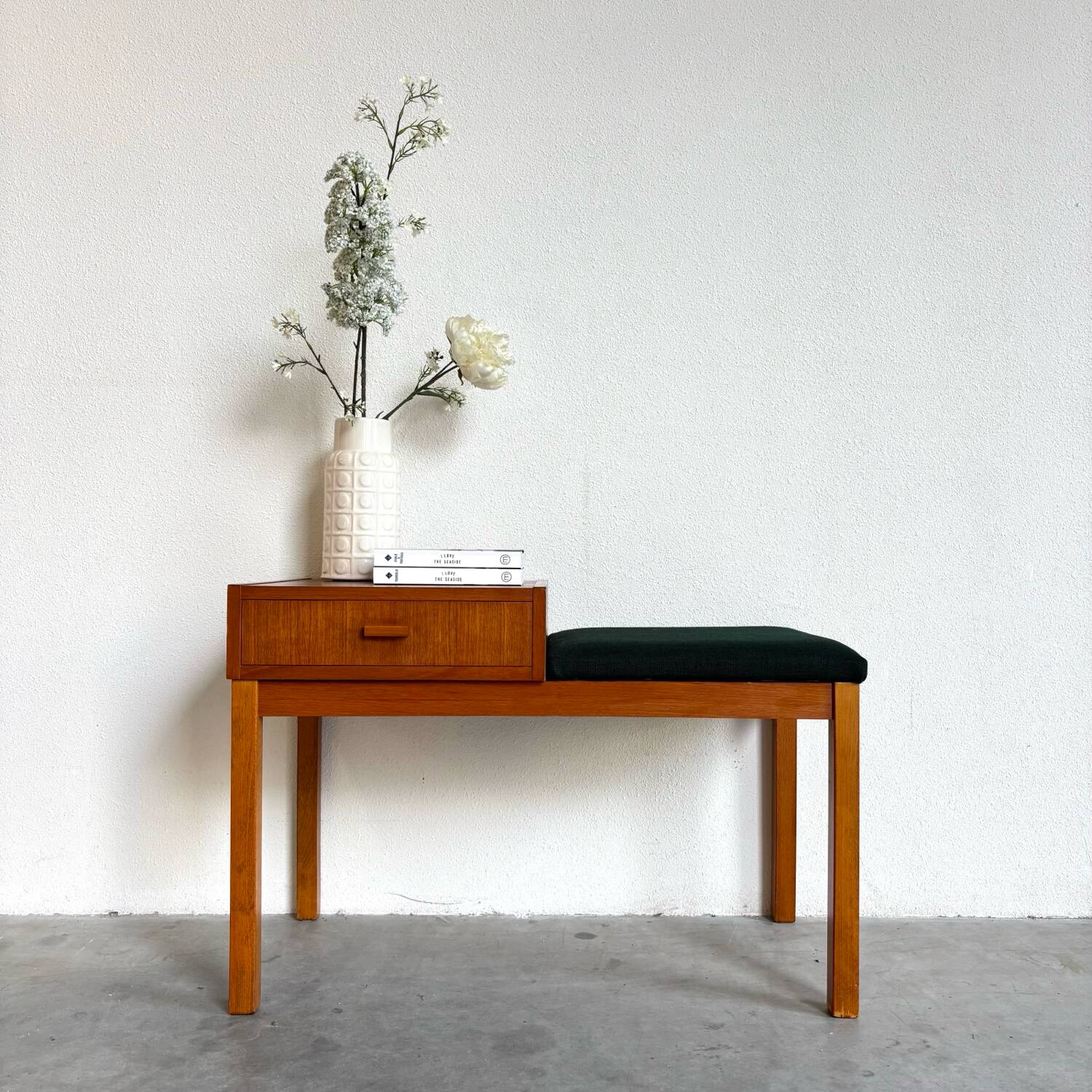 Mid century Danish  “Gossip” bench oak