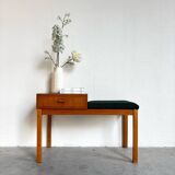 Mid century Danish  “Gossip” bench oak