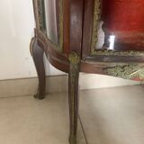 Napoleon III Showcase In Mahogany And Chiseled Bronze 20th Century