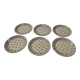 Laura Ashley & Johnson Brother set of 6 blue dessert plates