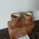 Vase en grès double