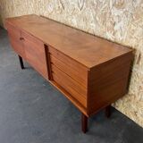 60s 70s teak sideboard Credenza cabinet Bartels Danish Modern Design