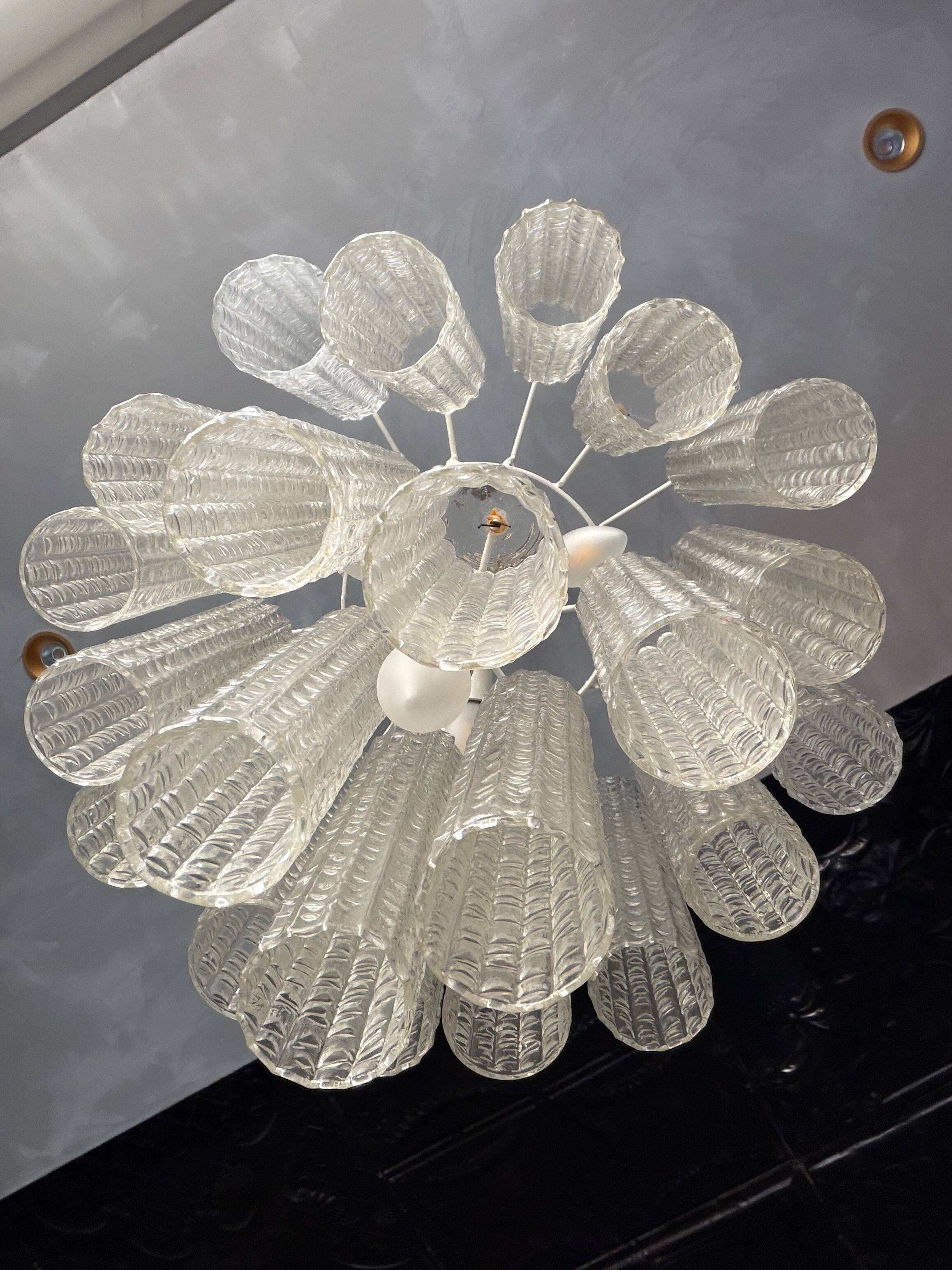 Murano glass wall light fixture
