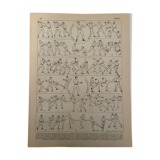 Lithography engraving boxing from 1897