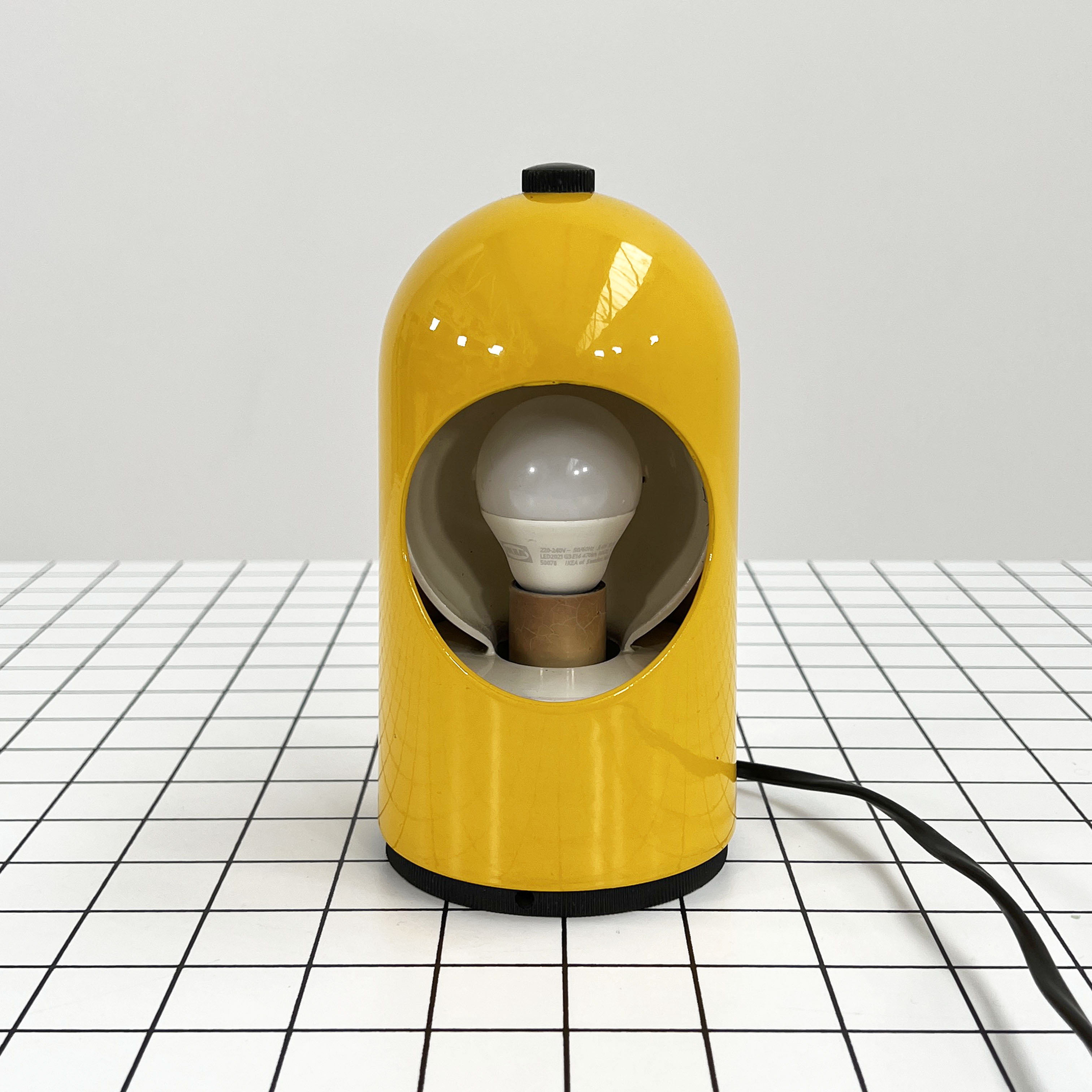 Yellow Selene lamp by ABM, 1960