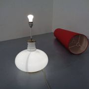 Floor lamp with illuminated glass stand from Doria Leuchten, 1960s.
