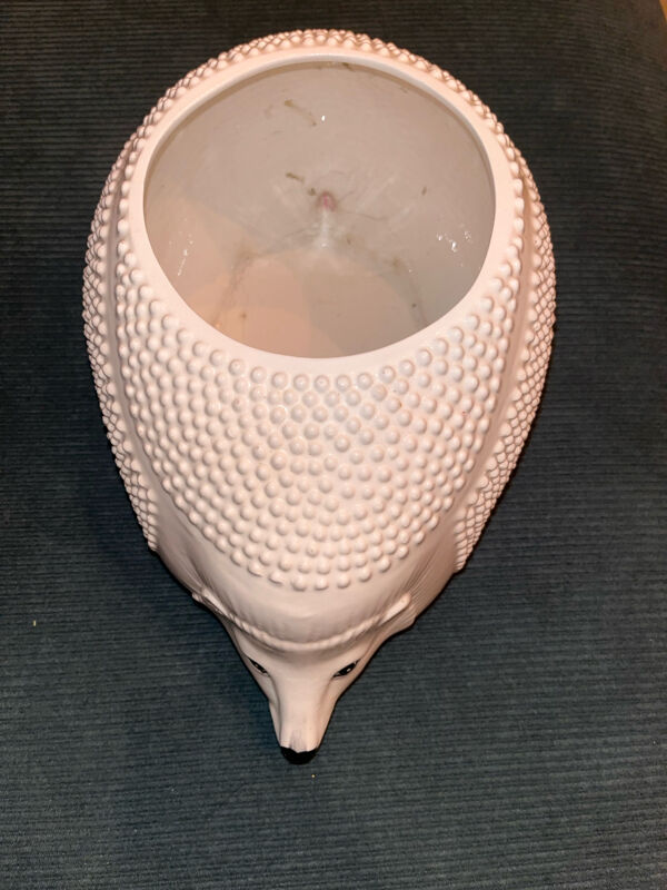 Cache pot hérisson années 70