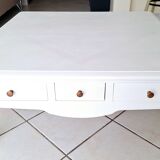 Coffee table 1x1m ht 40cm 3 drawers