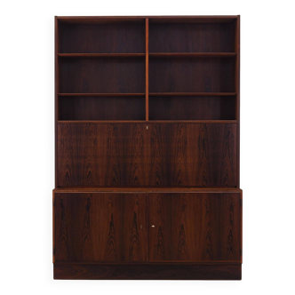 Rosewood bookcase, Danish design, 1970s, designer: Carlo Jensen, production