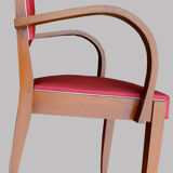 Suite of 4 chairs vintage bridge