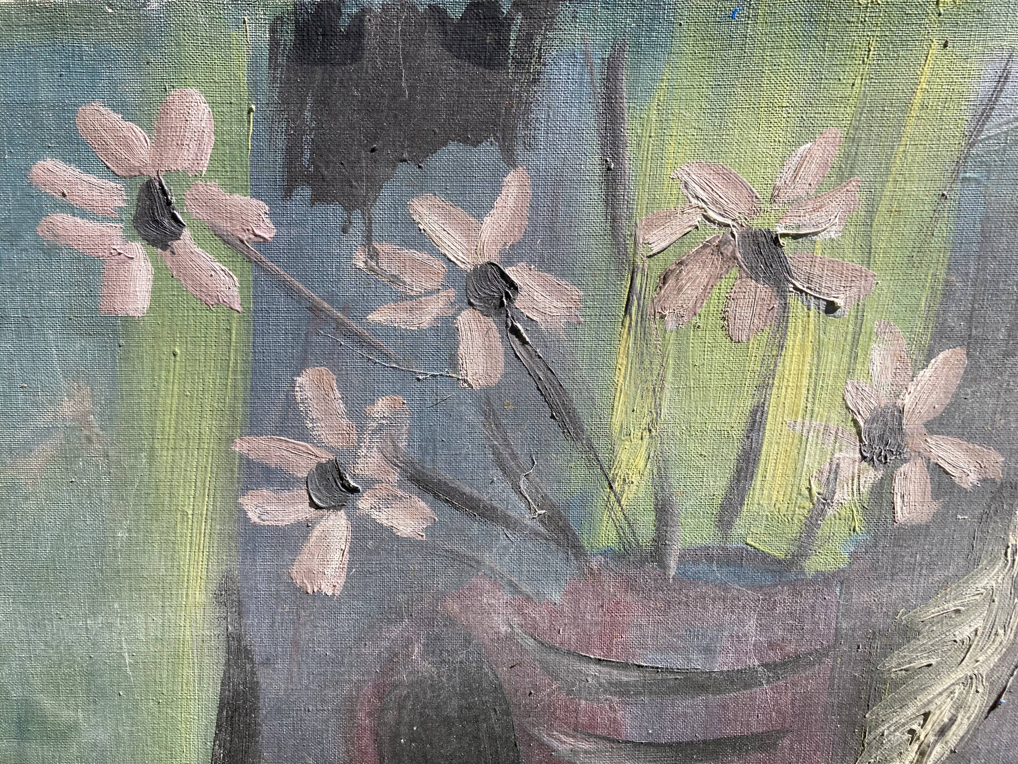 Vintage oil on canvas signed from 1966