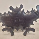 Pair of elephant paperweights, veined marble, 80s - France