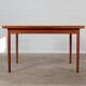 Vintage teak dining table 4-6 pers Danish design kitchen table 60s