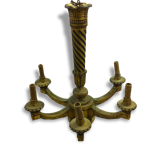 Gilded wood chandelier