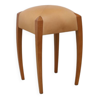 Stool “Octopus” in Leather by Gijs Papavoine for Montis, 1990s