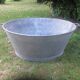 Bassine ancienne en zinc